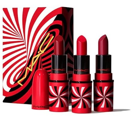 M.A.C. Hypnotizing Holiday Tiny Tricks Mini Lipstick Trio - Red Candy Swirl